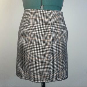 Nasty Gal plaid A-line skirt size 10